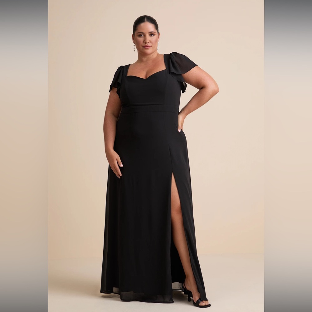Lulu's Black Maxi Dress